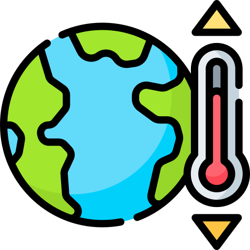 Climate Change Special Lineal color icon