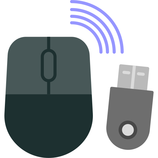 mouse senza fili Generic Flat icona