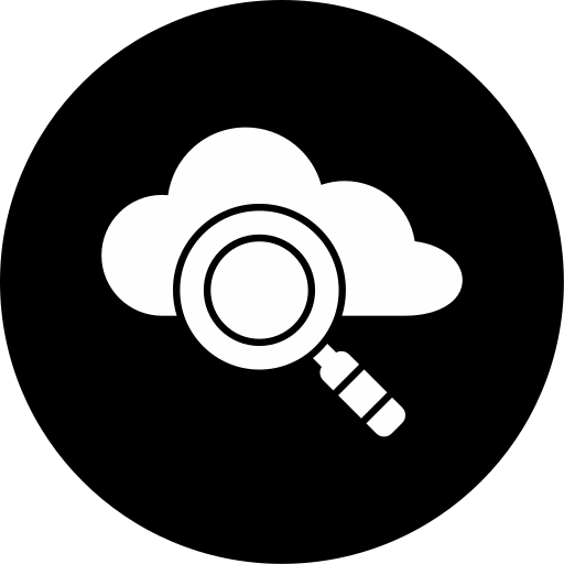 nube Generic black fill icono