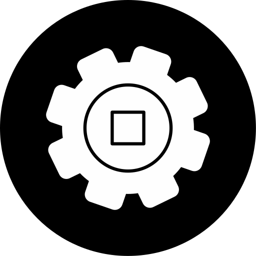 Gear Generic black fill icon