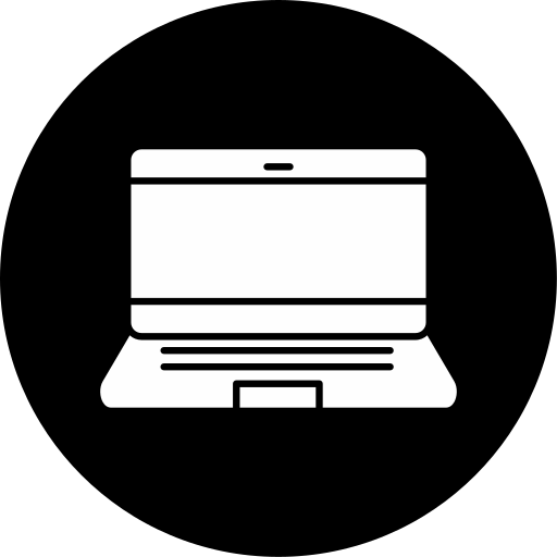 Компьютер подключен к сети Generic black fill иконка