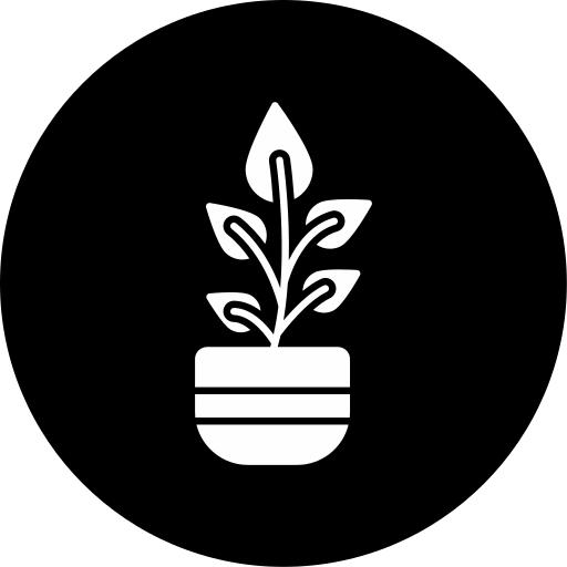 식물 Generic black fill icon