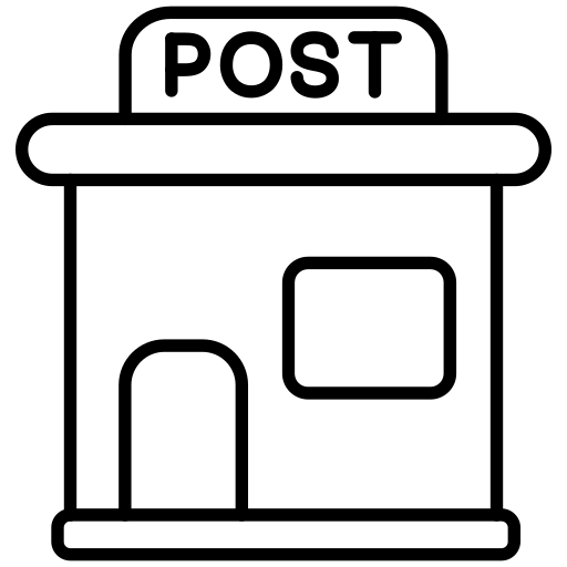 postamt Generic black outline icon