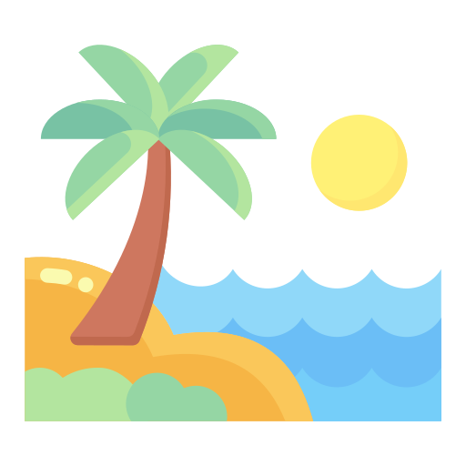 Beach Generic color fill icon