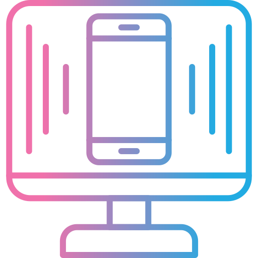 Responsive design Generic gradient outline icon