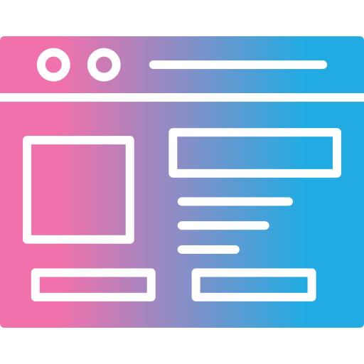 Web design Generic gradient fill icon