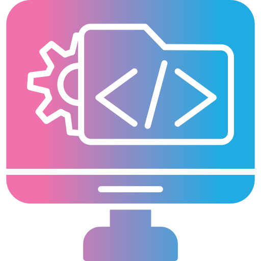 software development Generic gradient fill icon