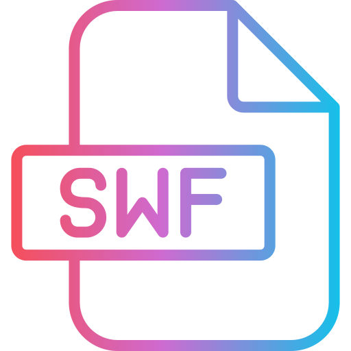 swf Generic gradient outline icono