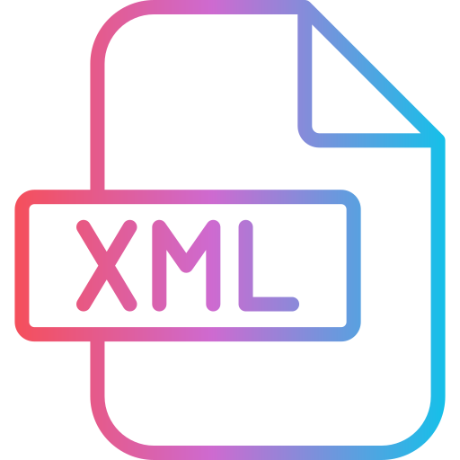 xml Generic gradient outline ikona