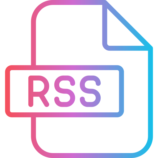 rss Generic gradient outline icona