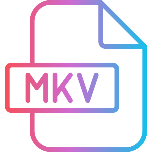 mkv Generic gradient outline icono