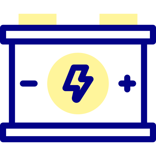 batteria Detailed Mixed Lineal color icona