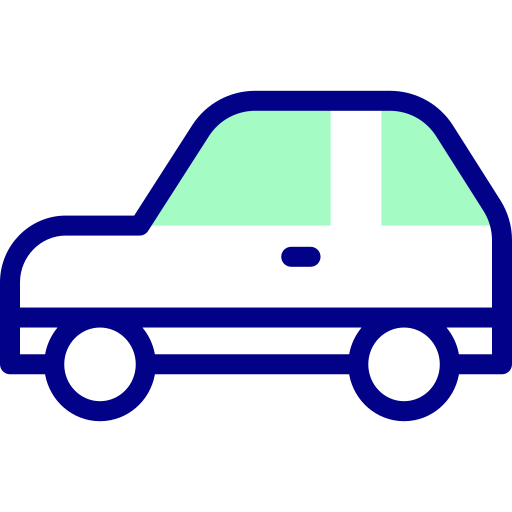 車 Detailed Mixed Lineal color icon