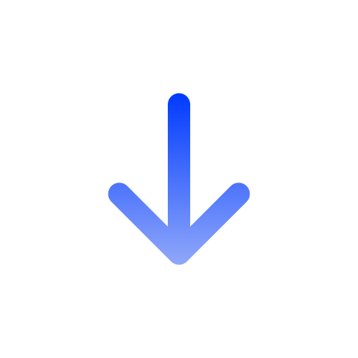 freccia Generic gradient outline icona