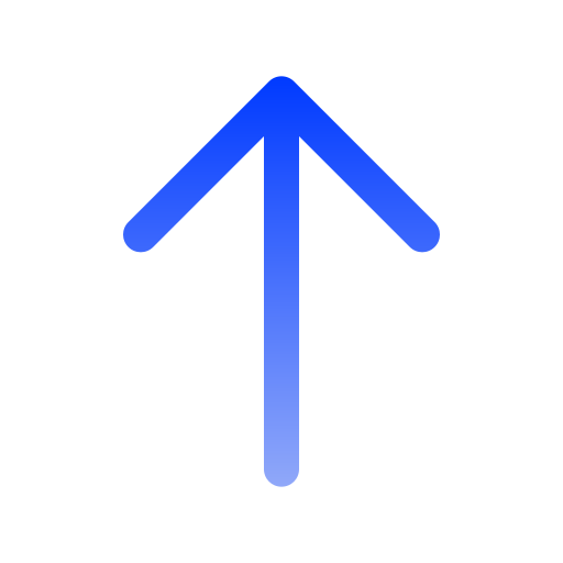 freccia in alto Generic gradient outline icona