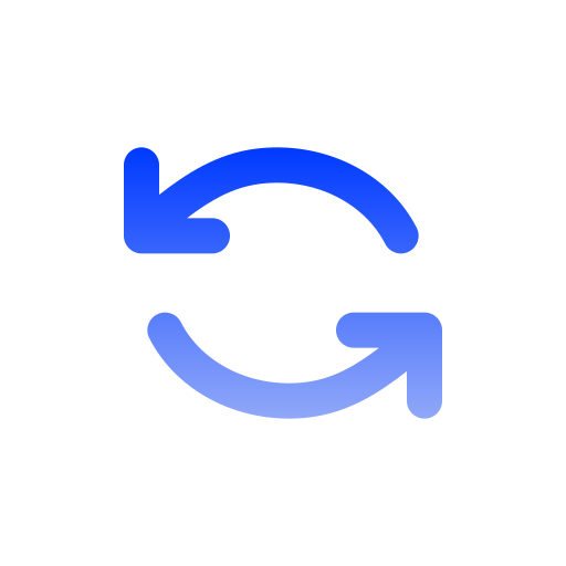 Refresh Generic gradient outline icon