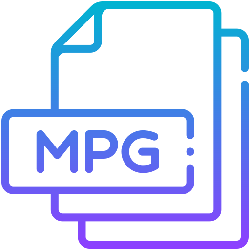 mpg Generic gradient outline icona