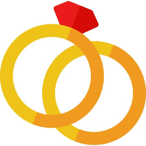 Обручальное кольцо Generic color fill иконка