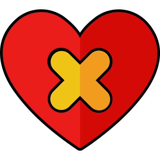 cuore ferito Generic color lineal-color icona