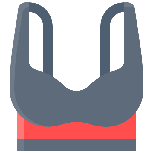 Sujetador deportivo Generic color fill icono