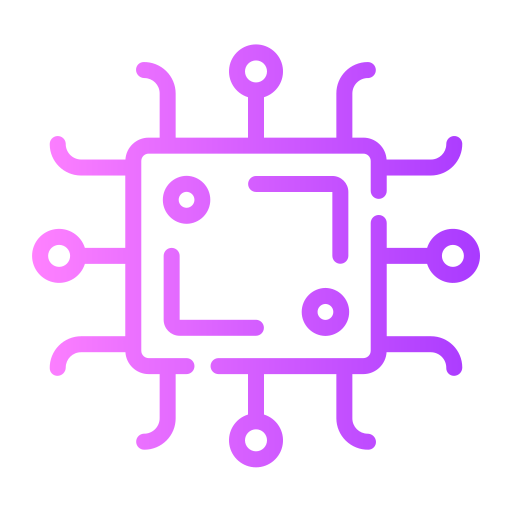 Microchip Generic gradient outline icon