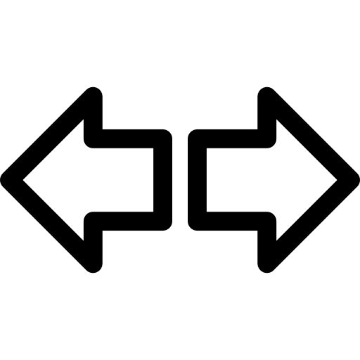 kierunkowskazy Basic Rounded Lineal ikona
