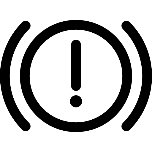 ブレーキシステムの警告 Basic Rounded Lineal icon