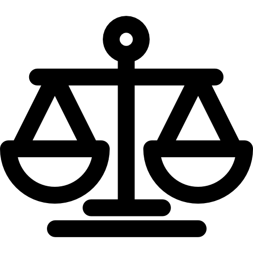 Law Basic Rounded Lineal icon