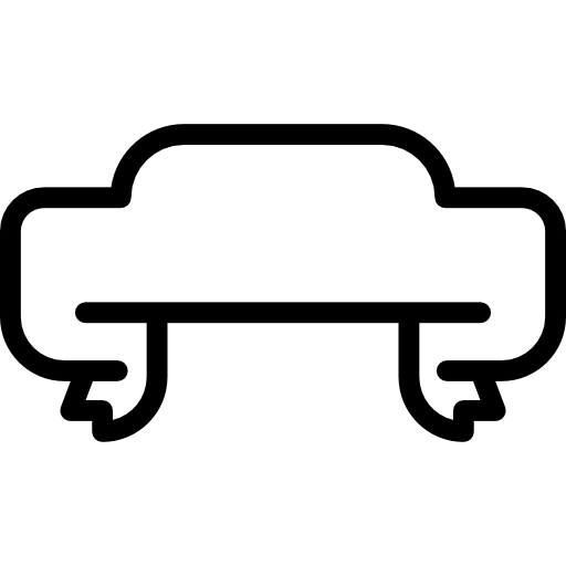 liniowa wstążka Basic Rounded Lineal ikona