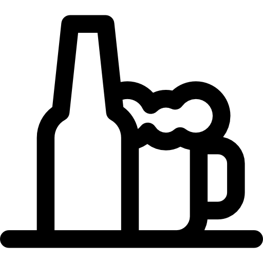 bier Curved Lineal icoon