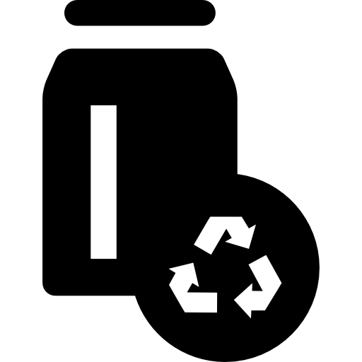 kosz do recyklingu  ikona