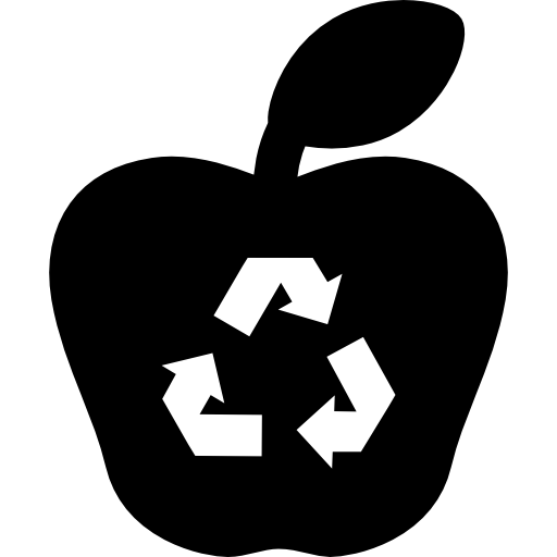 ekologiczne jabłko  ikona