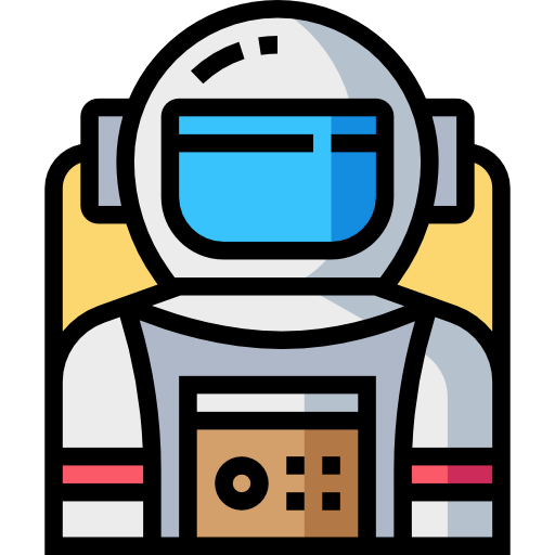astronauta Meticulous Lineal Color icono