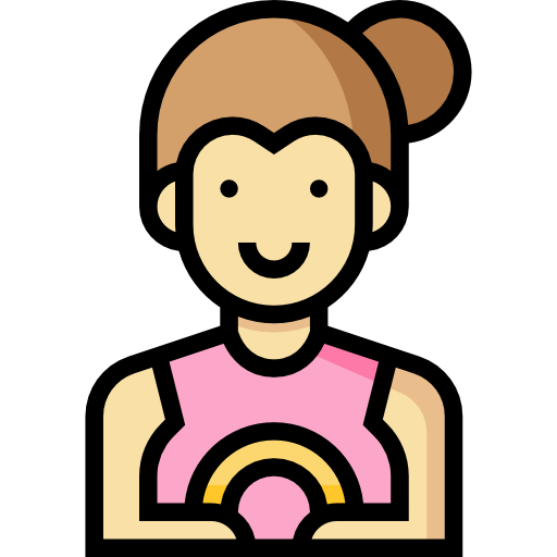 Gymnast Meticulous Lineal Color icon