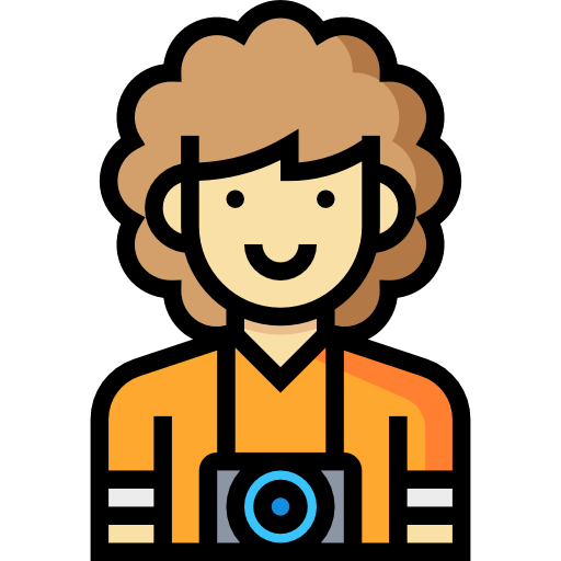 Photographer Meticulous Lineal Color icon