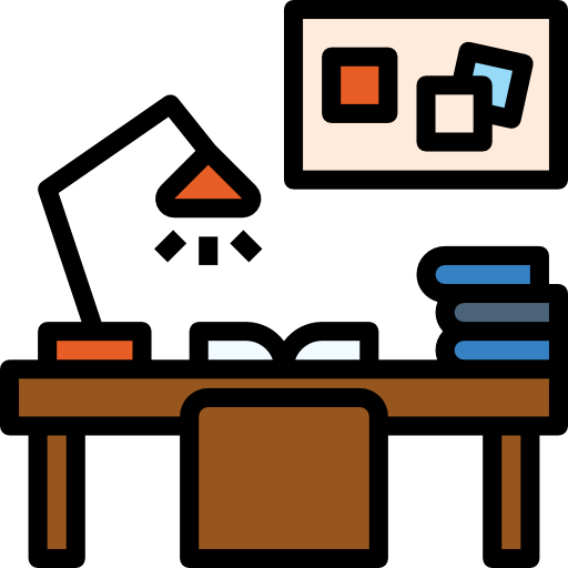 Desk dDara Lineal Color icon