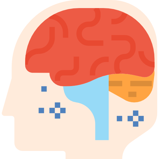 cerveau dDara Flat Icône