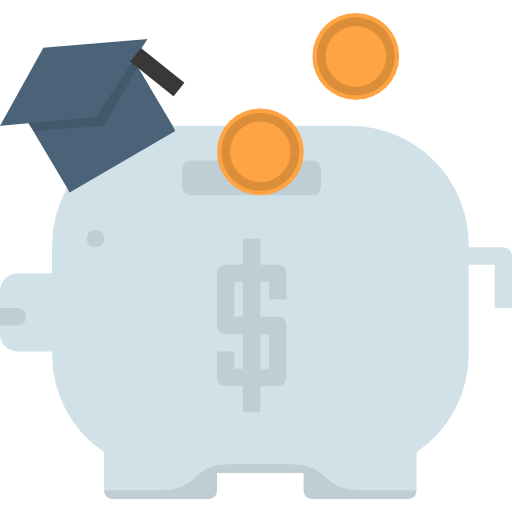 Piggy bank dDara Flat icon