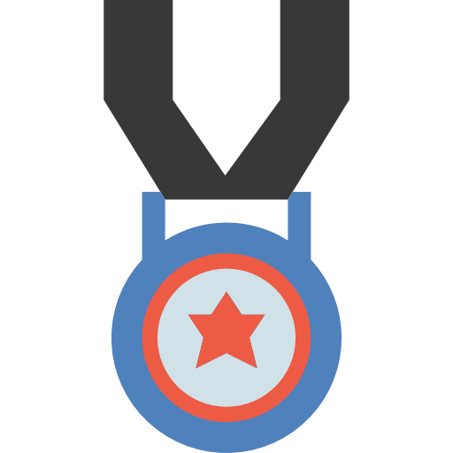 medalla dDara Flat icono