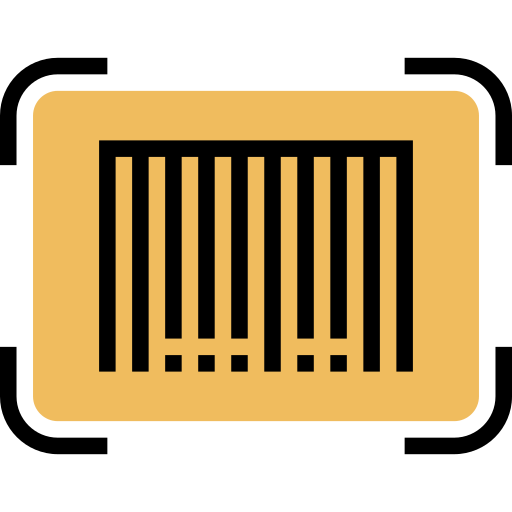 streepjescode Meticulous Yellow shadow icoon