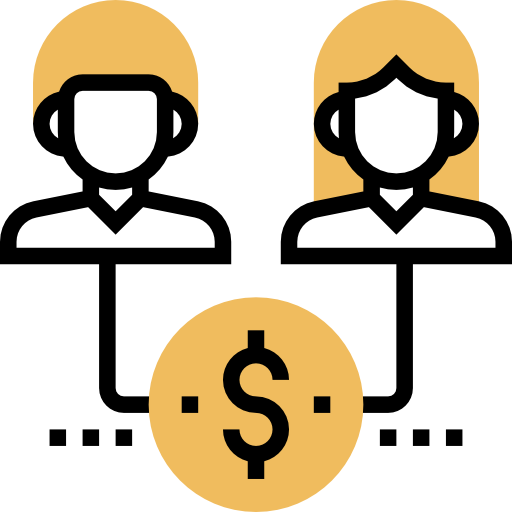 affiliate Meticulous Yellow shadow icon