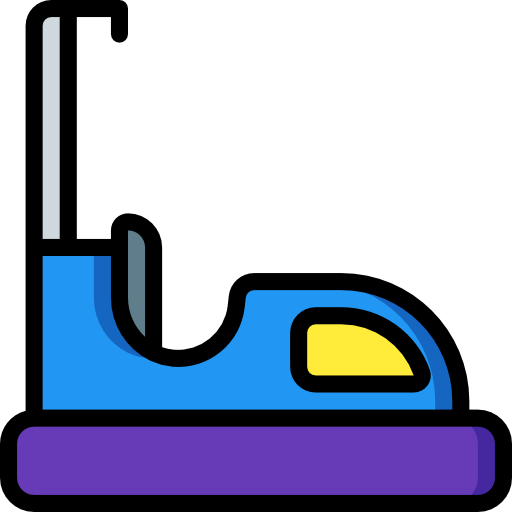 Bumper car Basic Miscellany Lineal Color icon