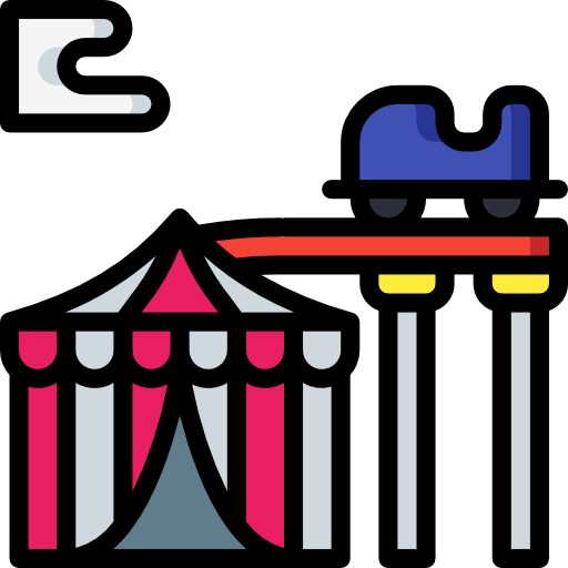 Amusement park Basic Miscellany Lineal Color icon