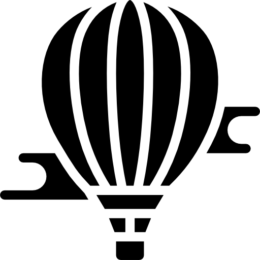 mongolfiera Basic Miscellany Fill icona