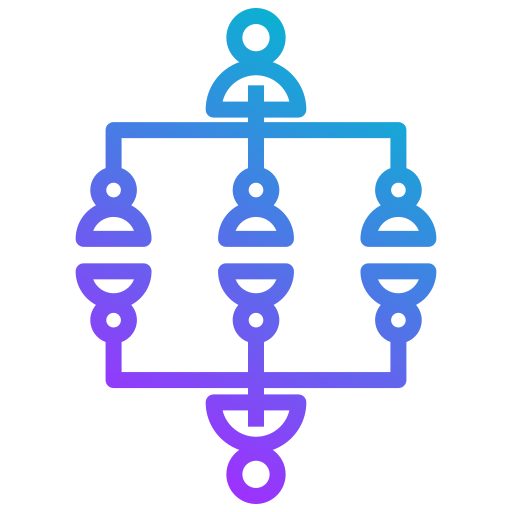 organisation Generic gradient outline Icône