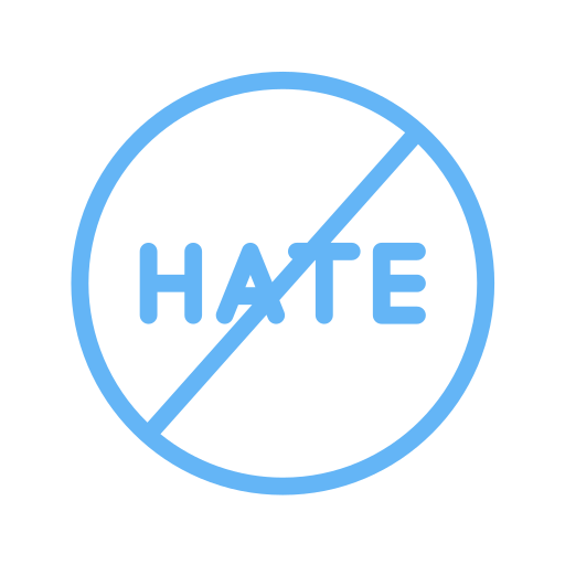 No hate Generic color fill icon