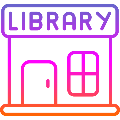 biblioteca Generic gradient outline icono