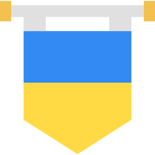 ウクライナ Generic color fill icon