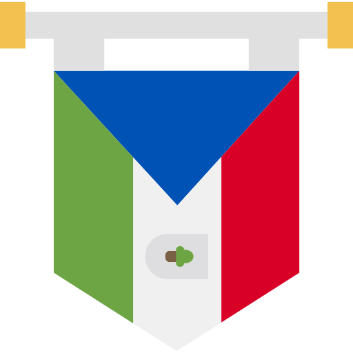 Экваториальная Гвинея Generic color fill иконка