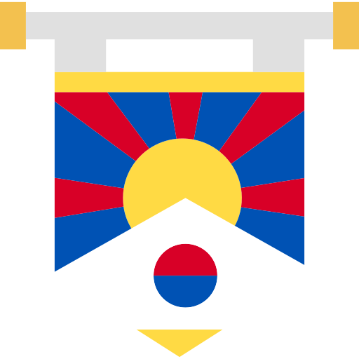 Tibet Generic color fill icon